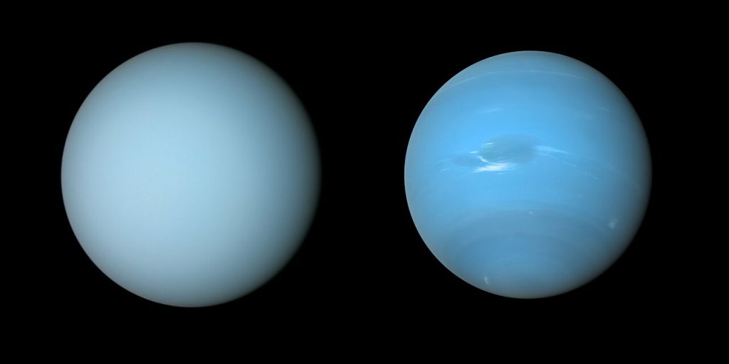 Perché Urano e Nettuno sono colorati in modo diverso